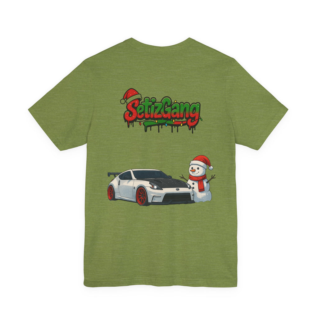 SetiZ Z Gang Christmas Tee – Limited Edition Streetwear Graphic T-Shirt | JDM Drift Vibes x Holiday Spirit | Premium Unisex Auto Culture Tee | Perfect Gift for Car Lovers, Him & Her