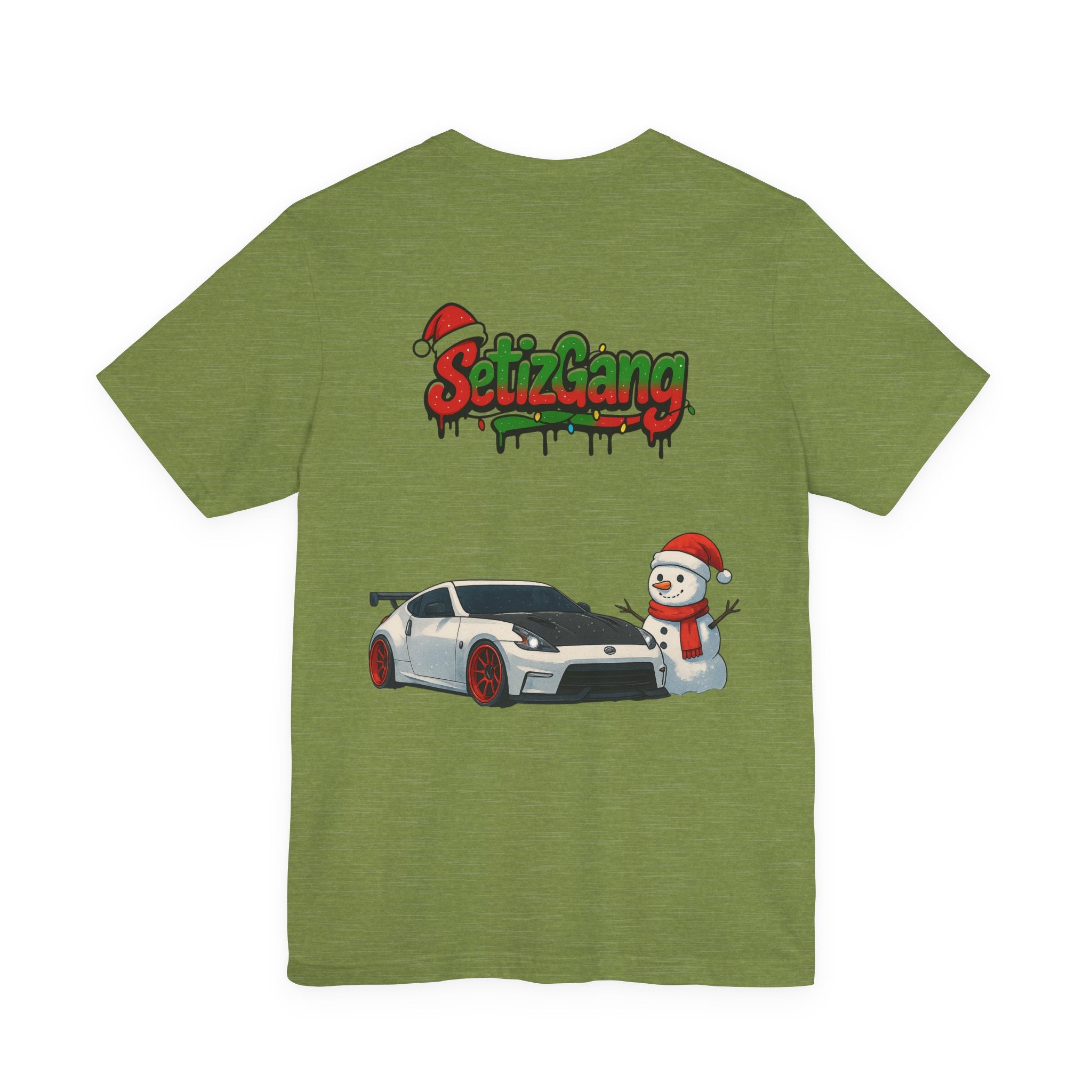SetiZ Z Gang Christmas Tee – Limited Edition Streetwear Graphic T-Shirt | JDM Drift Vibes x Holiday Spirit | Premium Unisex Auto Culture Tee | Perfect Gift for Car Lovers, Him & Her