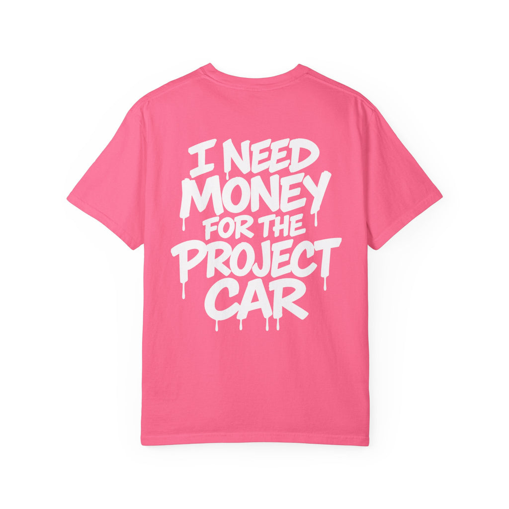 SetiZGang “I Need Money For Project Car” Tee – Premium Unisex Cotton Streetwear Graphic T-Shirt | Automotive Enthusiast Gift | Casual Everyday Fashion for Car Lovers