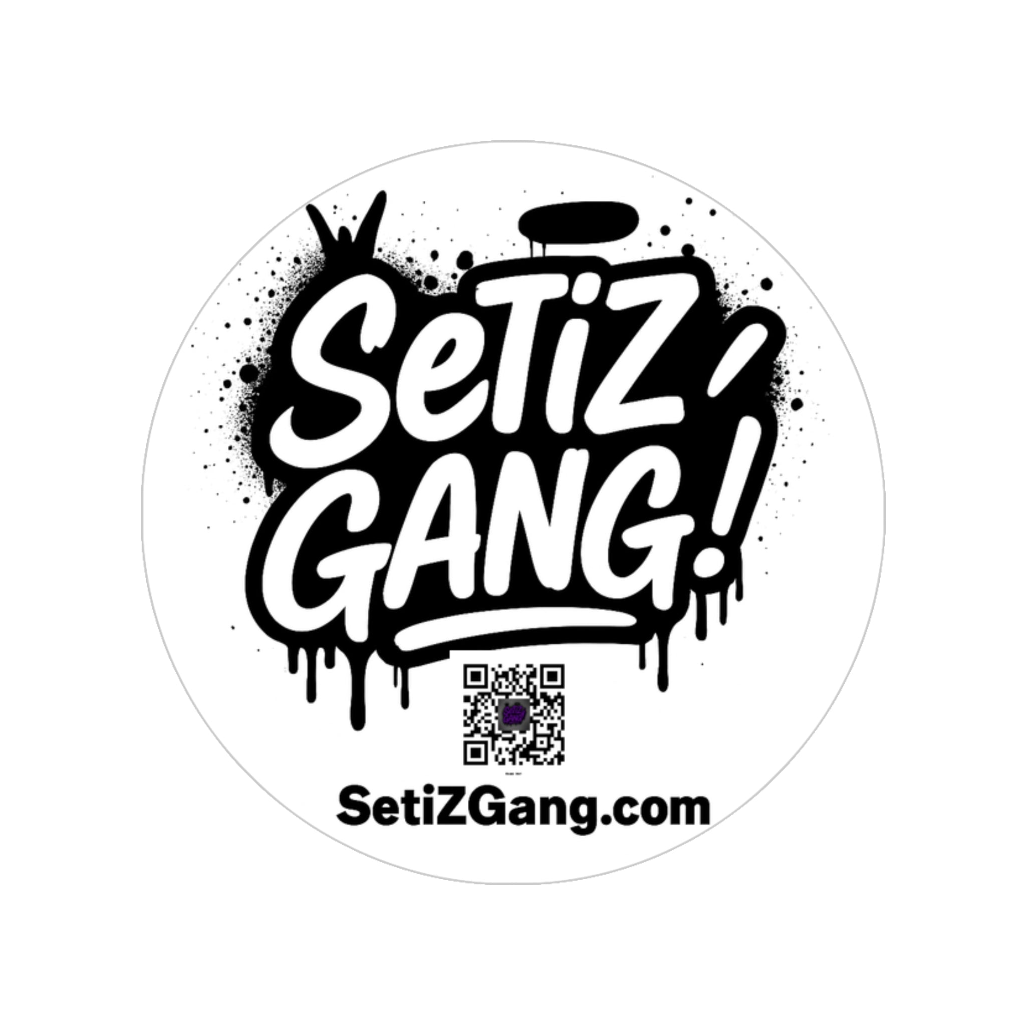 Transparent Outdoor Stickers, Round, 1pcs