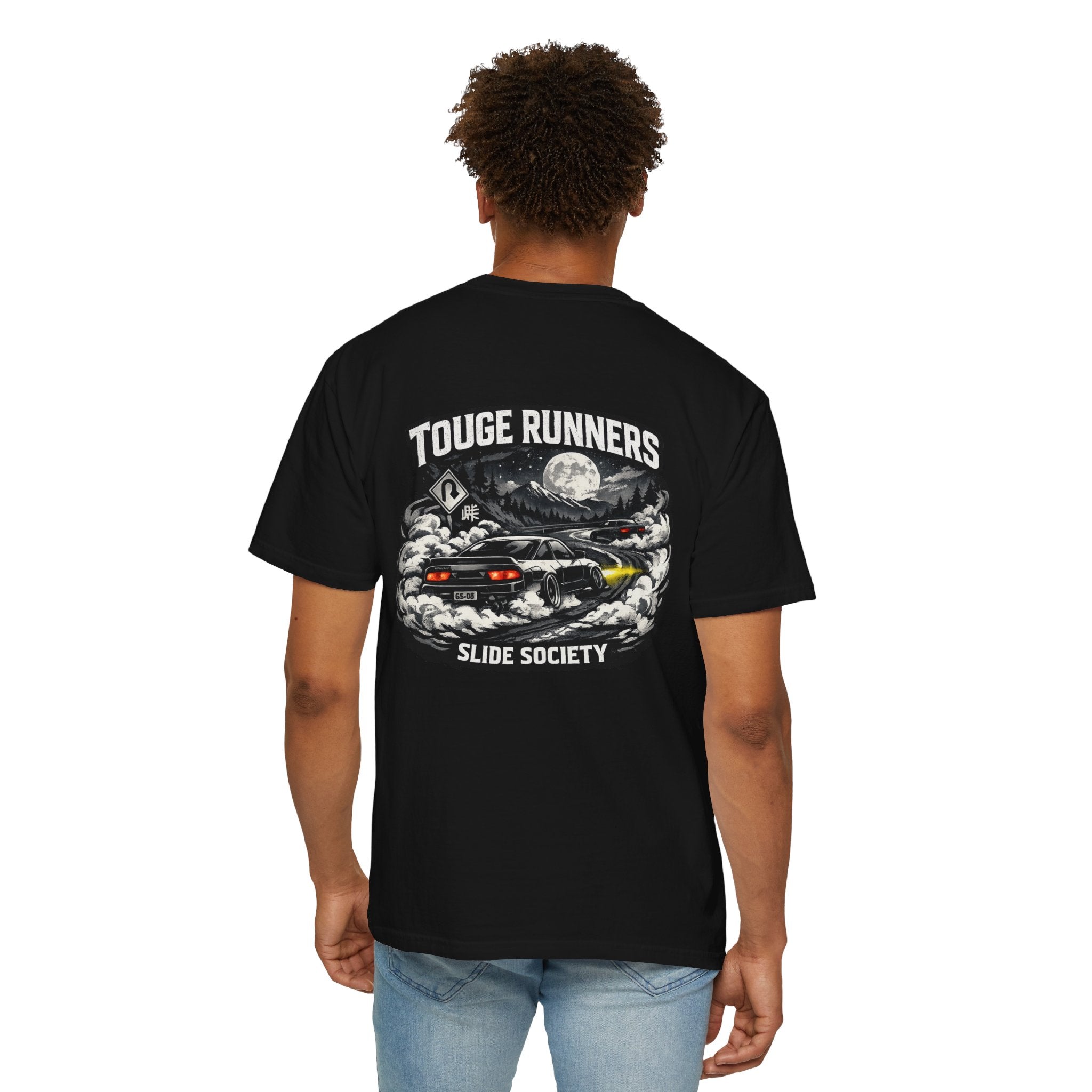 Touge Runners T-Shirt – Slide Society Drift Car Tee | JDM Mountain Pass Streetwear Shirt