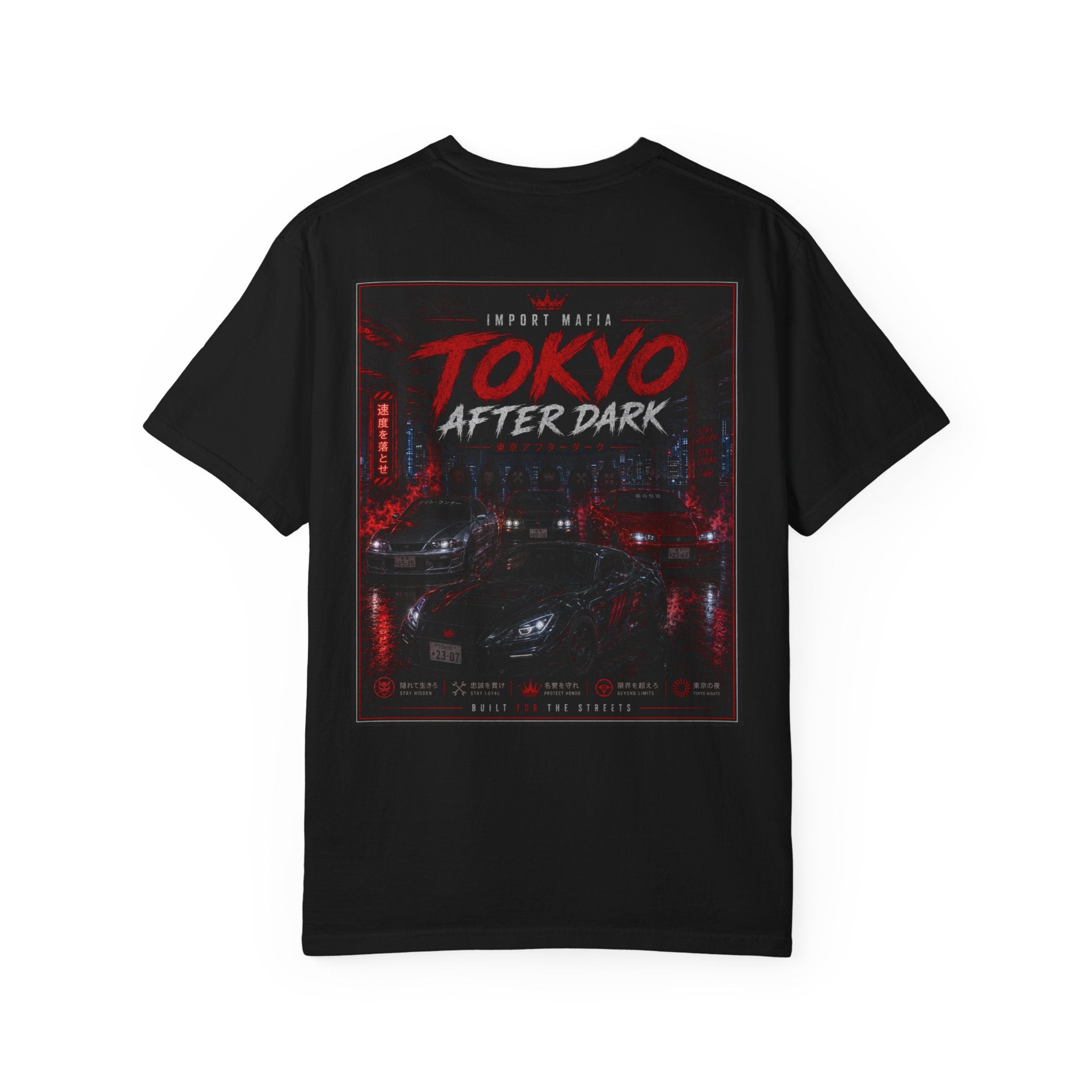 Tokyo After Dark T-Shirt | Retro Neon City Street Graphic Tee | SetiZGang