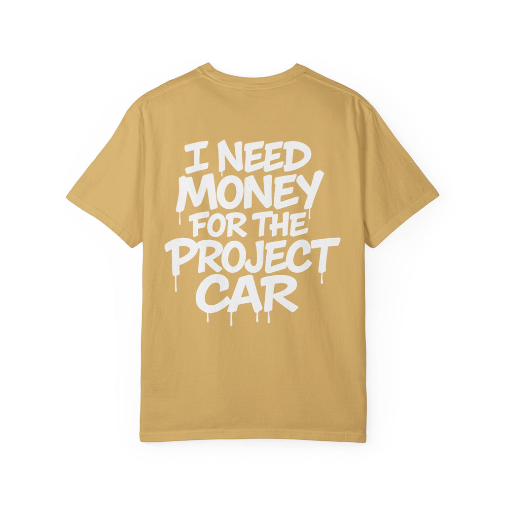 SetiZGang “I Need Money For Project Car” Tee – Premium Unisex Cotton Streetwear Graphic T-Shirt | Automotive Enthusiast Gift | Casual Everyday Fashion for Car Lovers