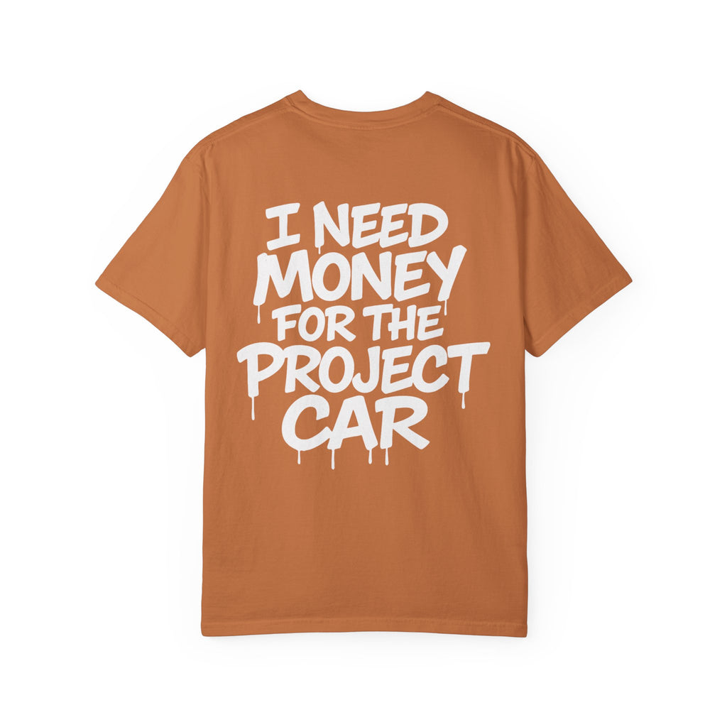 SetiZGang “I Need Money For Project Car” Tee – Premium Unisex Cotton Streetwear Graphic T-Shirt | Automotive Enthusiast Gift | Casual Everyday Fashion for Car Lovers