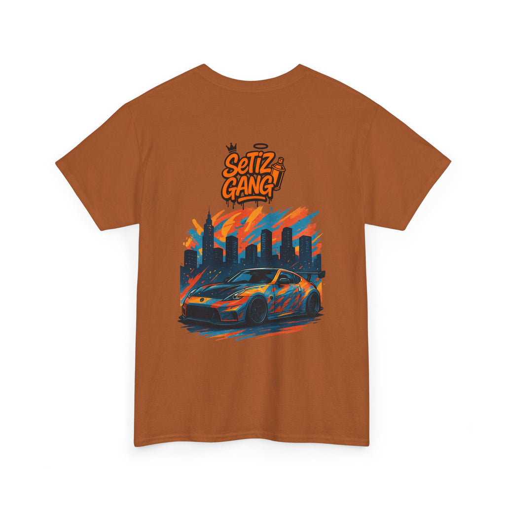 SetiZ Z Gang Late Night Vibes Tee / Car Culture Vibes – Limited Edition Streetwear Graphic T-Shirt | JDM Drift Vibes | Premium Unisex Auto Culture Tee | Perfect Gift for Car Lovers, Him & Her