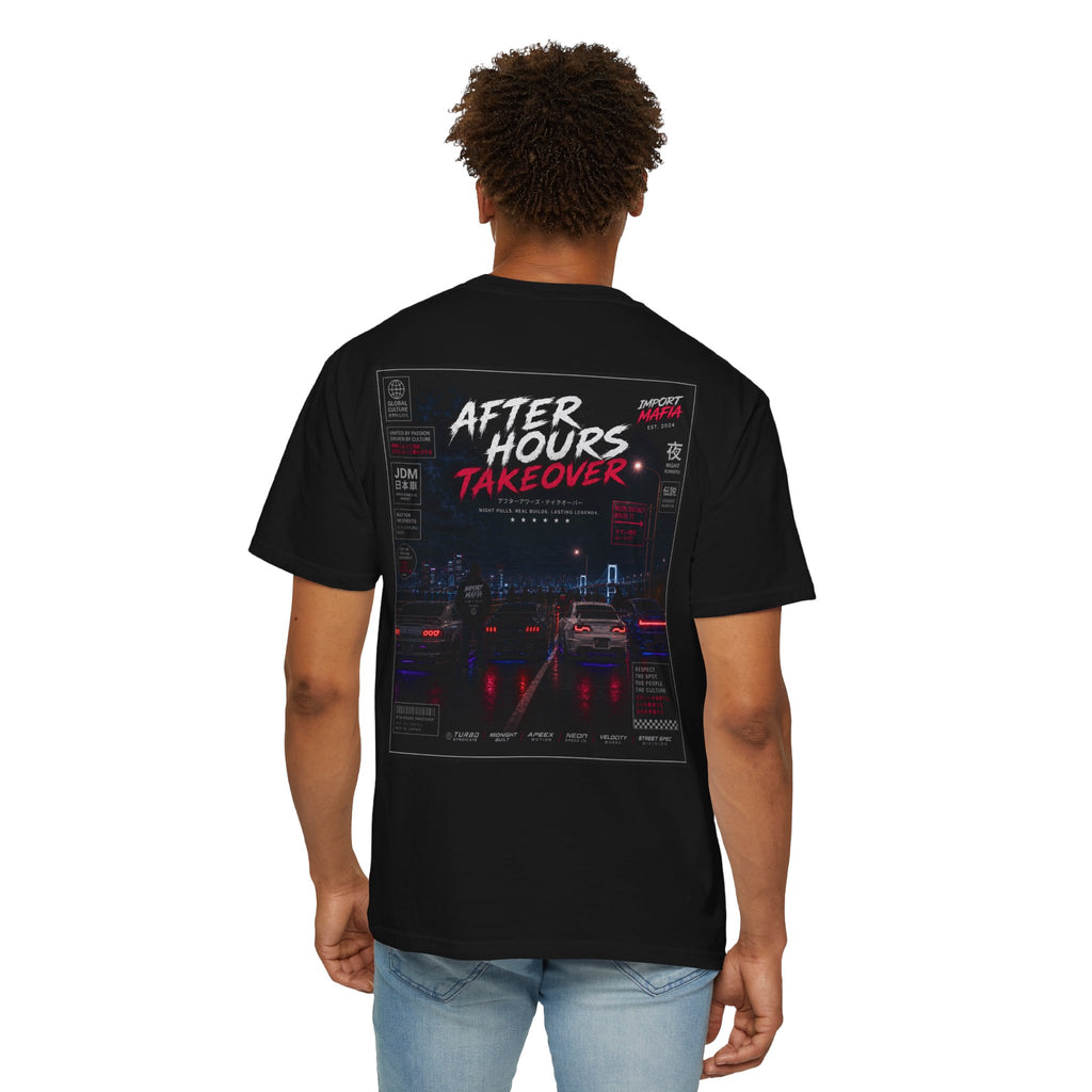 After Hours Takeover T-Shirt | Cyberpunk Night City Graphic Tee | SetiZGang