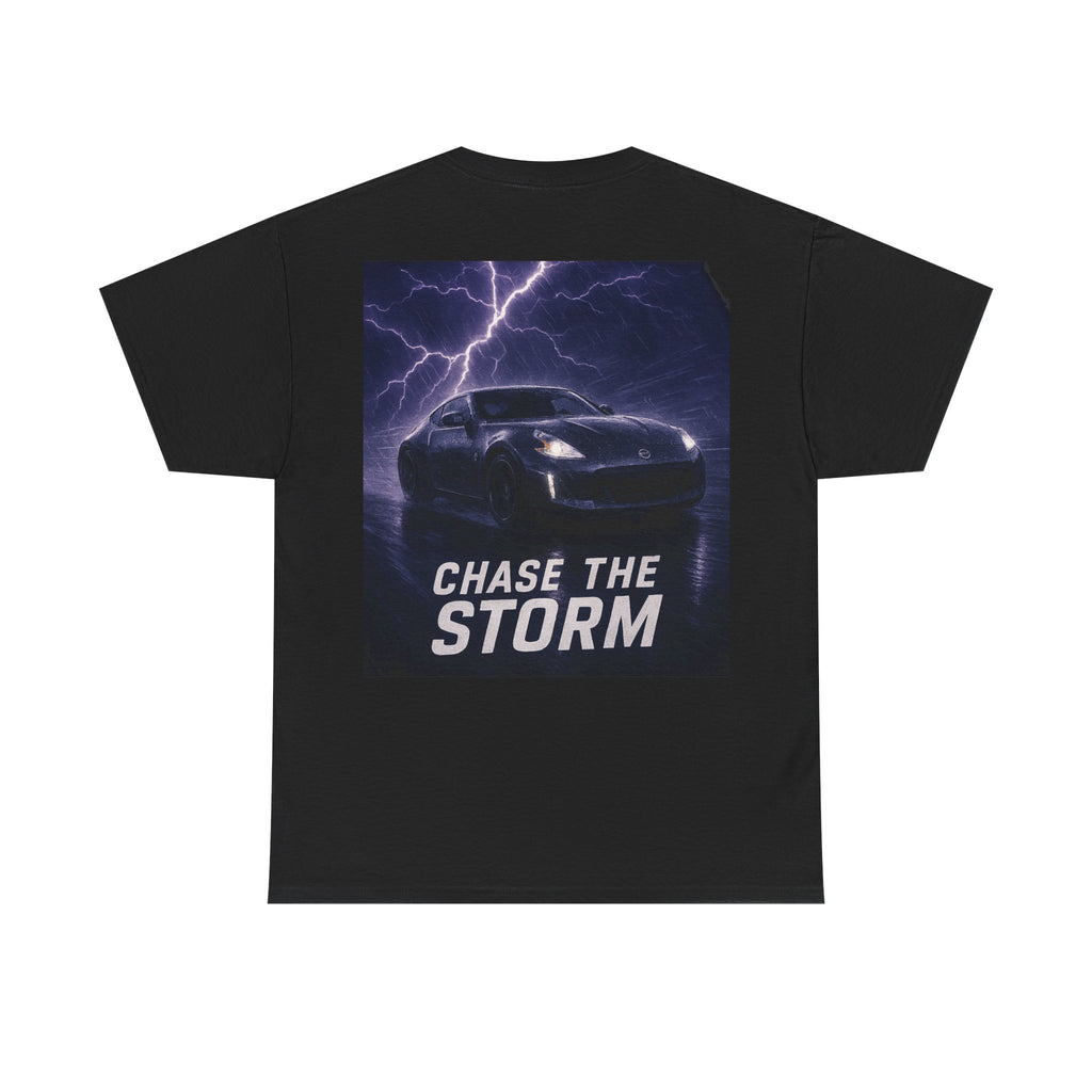 SetiZGang “Chase The Storm” Tee – Premium Unisex Cotton Streetwear Graphic T-Shirt | Automotive Enthusiast Gift | Casual Everyday Fashion for Car Lovers