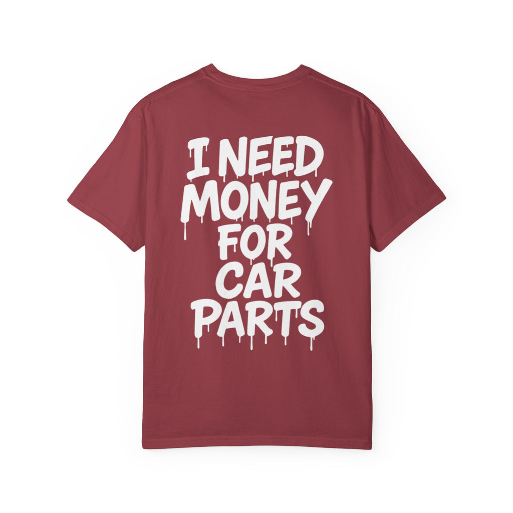 SetiZGang “I Need Money For Car Parts” Tee – Premium Unisex Cotton Streetwear Graphic T-Shirt | Automotive Enthusiast Gift | Casual Everyday Fashion for Car Lovers