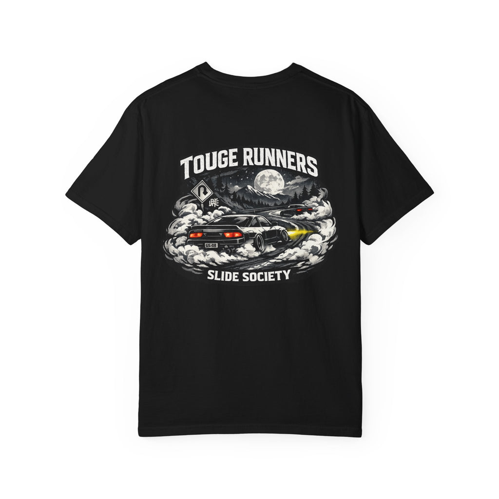 Touge Runners T-Shirt – Slide Society Drift Car Tee | JDM Mountain Pass Streetwear Shirt