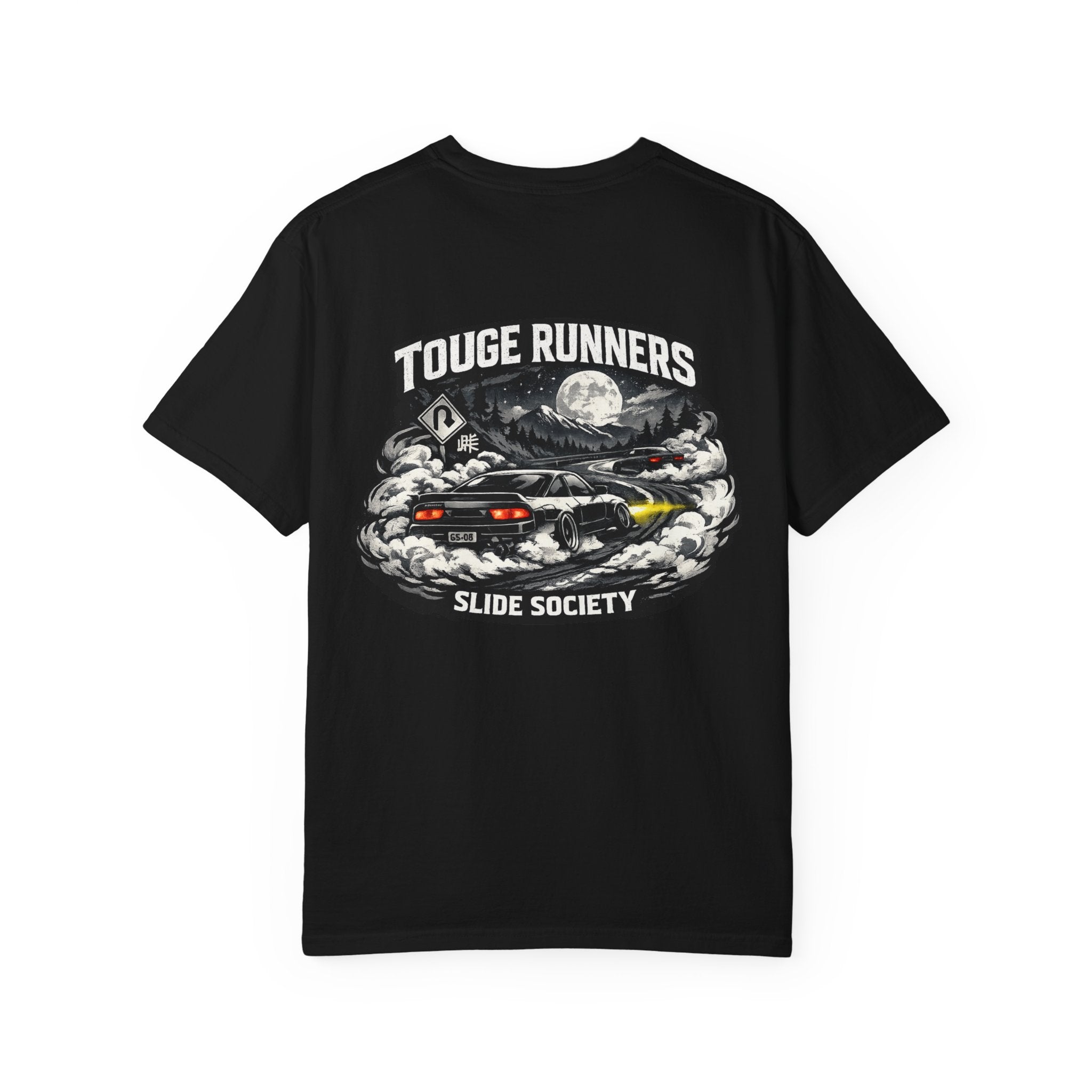 Touge Runners T-Shirt – Slide Society Drift Car Tee | JDM Mountain Pass Streetwear Shirt