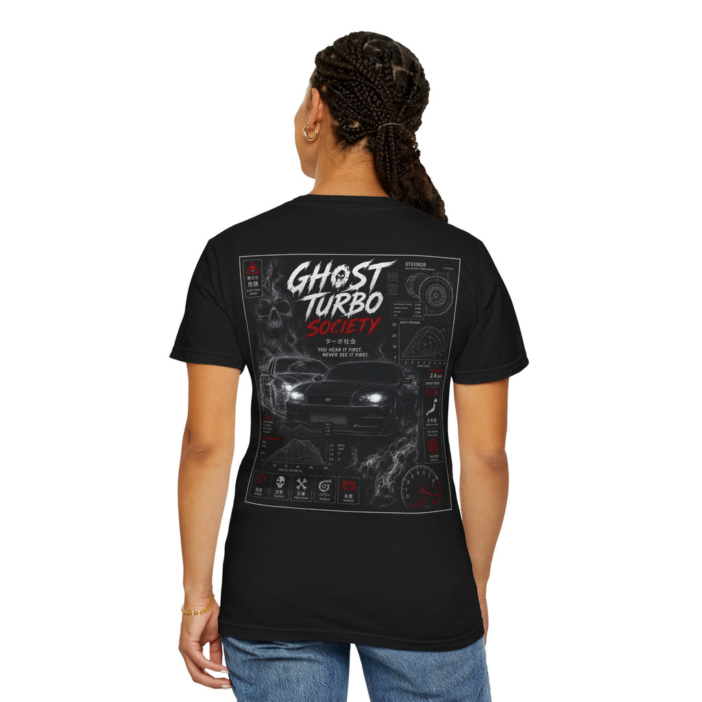 Ghost Turbo Society Tee | Racing Car Graphic T-Shirt | SetiZGang