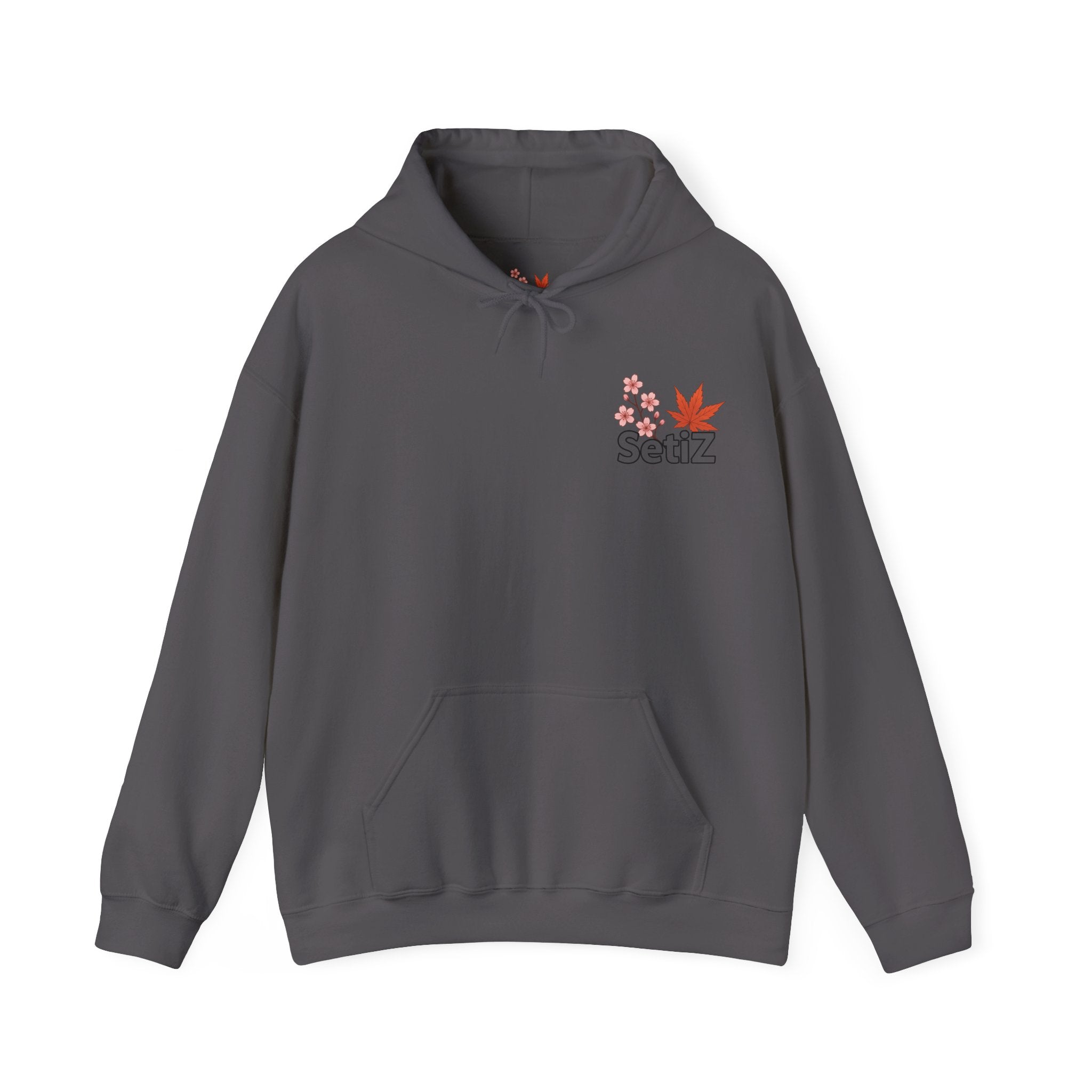 Japanese Cherry Blossom Hoodie with Car Design