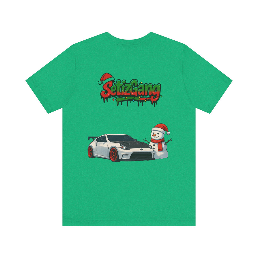 SetiZ Z Gang Christmas Tee – Limited Edition Streetwear Graphic T-Shirt | JDM Drift Vibes x Holiday Spirit | Premium Unisex Auto Culture Tee | Perfect Gift for Car Lovers, Him & Her