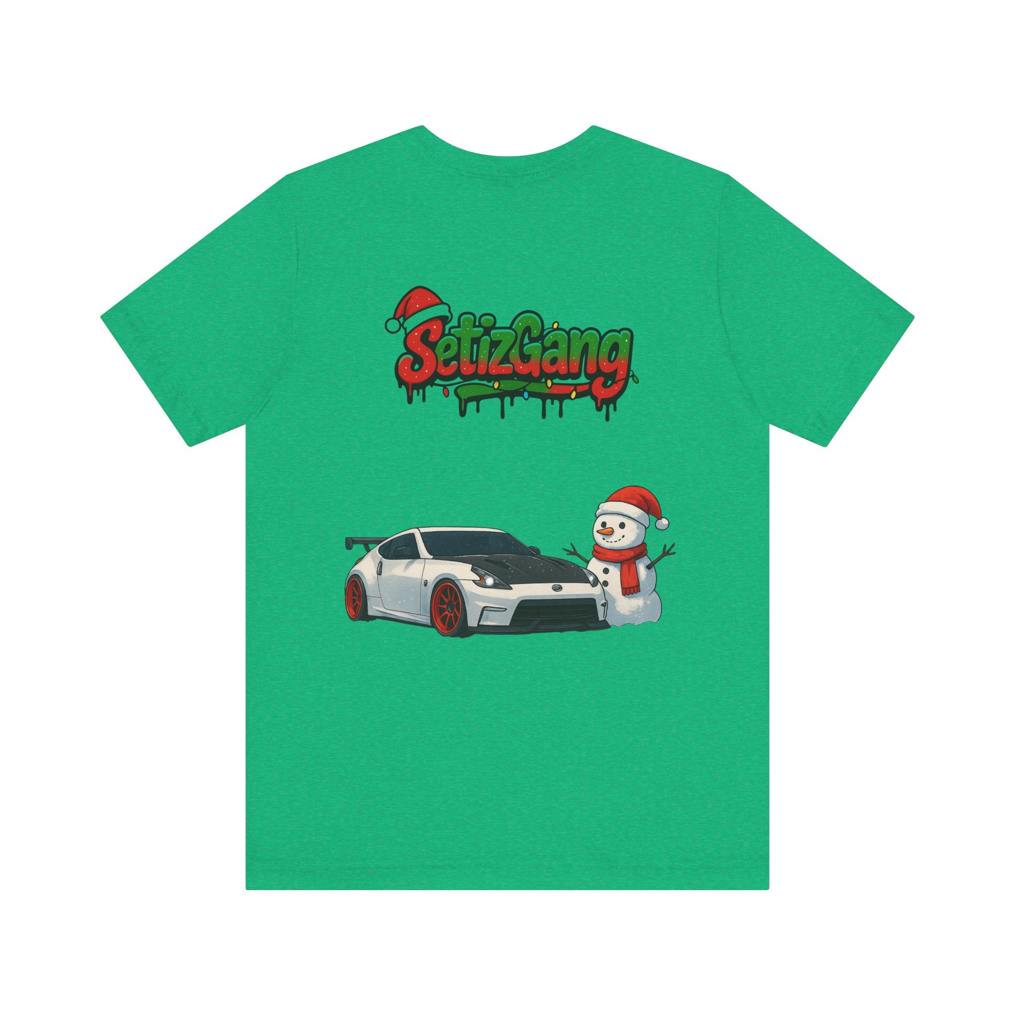 SetiZ Z Gang Christmas Tee – Limited Edition Streetwear Graphic T-Shirt | JDM Drift Vibes x Holiday Spirit | Premium Unisex Auto Culture Tee | Perfect Gift for Car Lovers, Him & Her