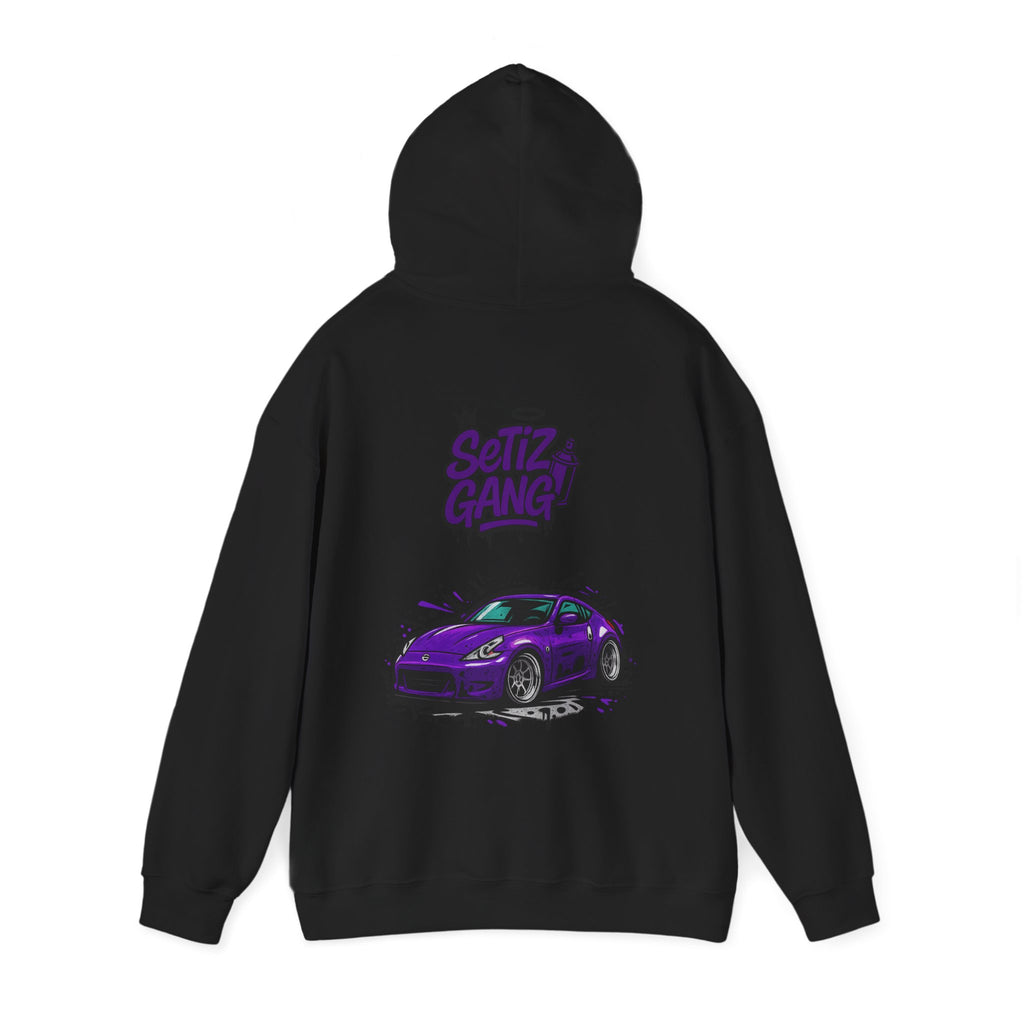 SetiZ Z Gang Purple Drip Car Enthusiast Hoodie - Graphic Design