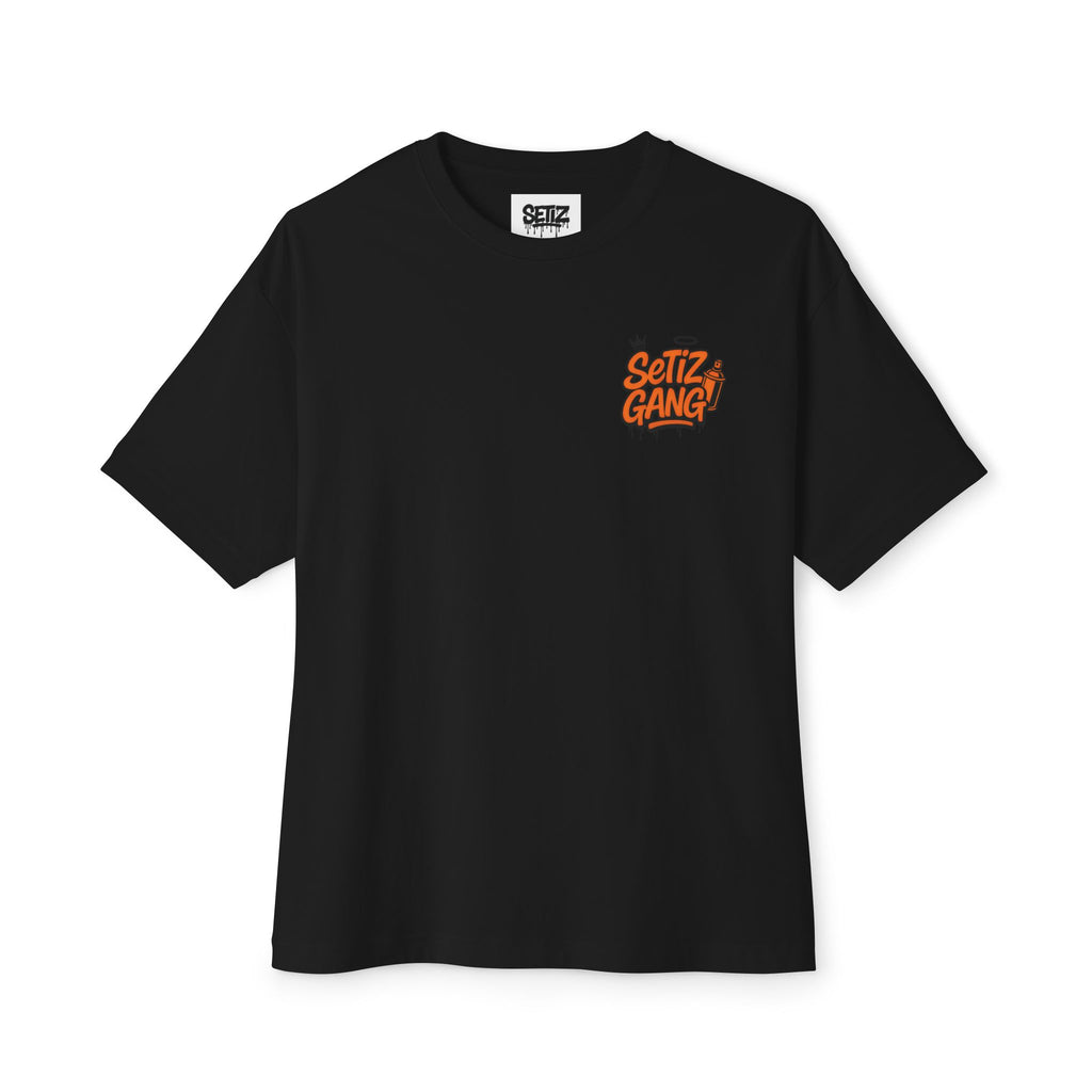Setiz Z Gang Oversized Boxy Tee – Premium Unisex Streetwear Graphic T-Shirt for Car Enthusiasts & Drift Fans | Casual Summer Wear | Unique Gift for Him or Her | Auto Show Apparel