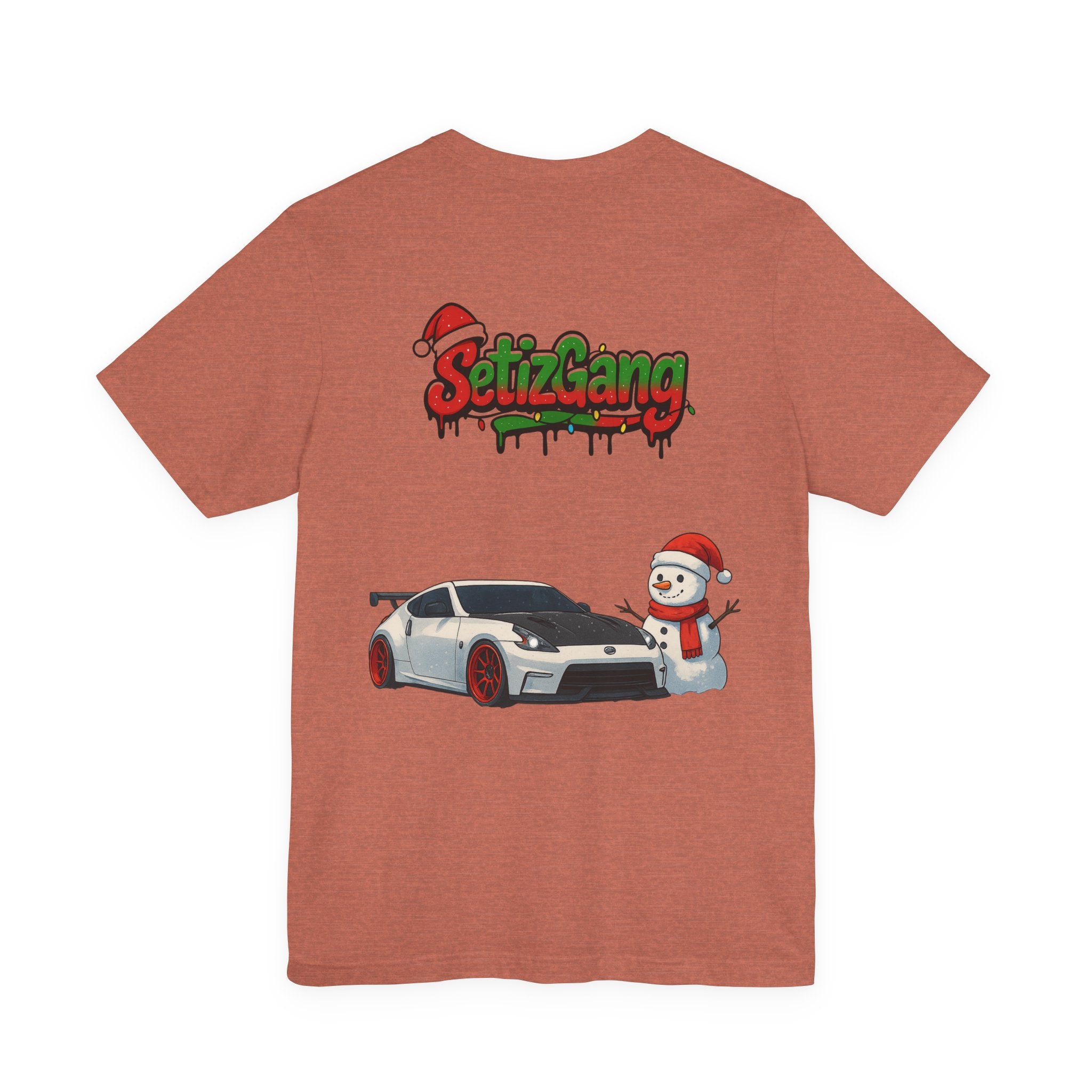 SetiZ Z Gang Christmas Tee – Limited Edition Streetwear Graphic T-Shirt | JDM Drift Vibes x Holiday Spirit | Premium Unisex Auto Culture Tee | Perfect Gift for Car Lovers, Him & Her