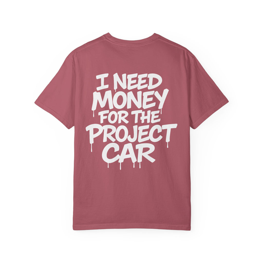 SetiZGang “I Need Money For Project Car” Tee – Premium Unisex Cotton Streetwear Graphic T-Shirt | Automotive Enthusiast Gift | Casual Everyday Fashion for Car Lovers