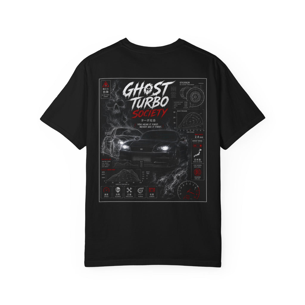 Ghost Turbo Society Tee | Racing Car Graphic T-Shirt | SetiZGang