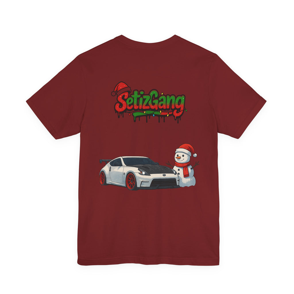 SetiZ Z Gang Christmas Tee – Limited Edition Streetwear Graphic T-Shirt | JDM Drift Vibes x Holiday Spirit | Premium Unisex Auto Culture Tee | Perfect Gift for Car Lovers, Him & Her