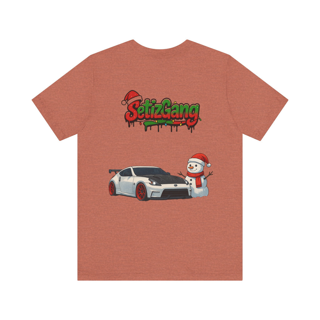 SetiZ Z Gang Christmas Tee – Limited Edition Streetwear Graphic T-Shirt | JDM Drift Vibes x Holiday Spirit | Premium Unisex Auto Culture Tee | Perfect Gift for Car Lovers, Him & Her
