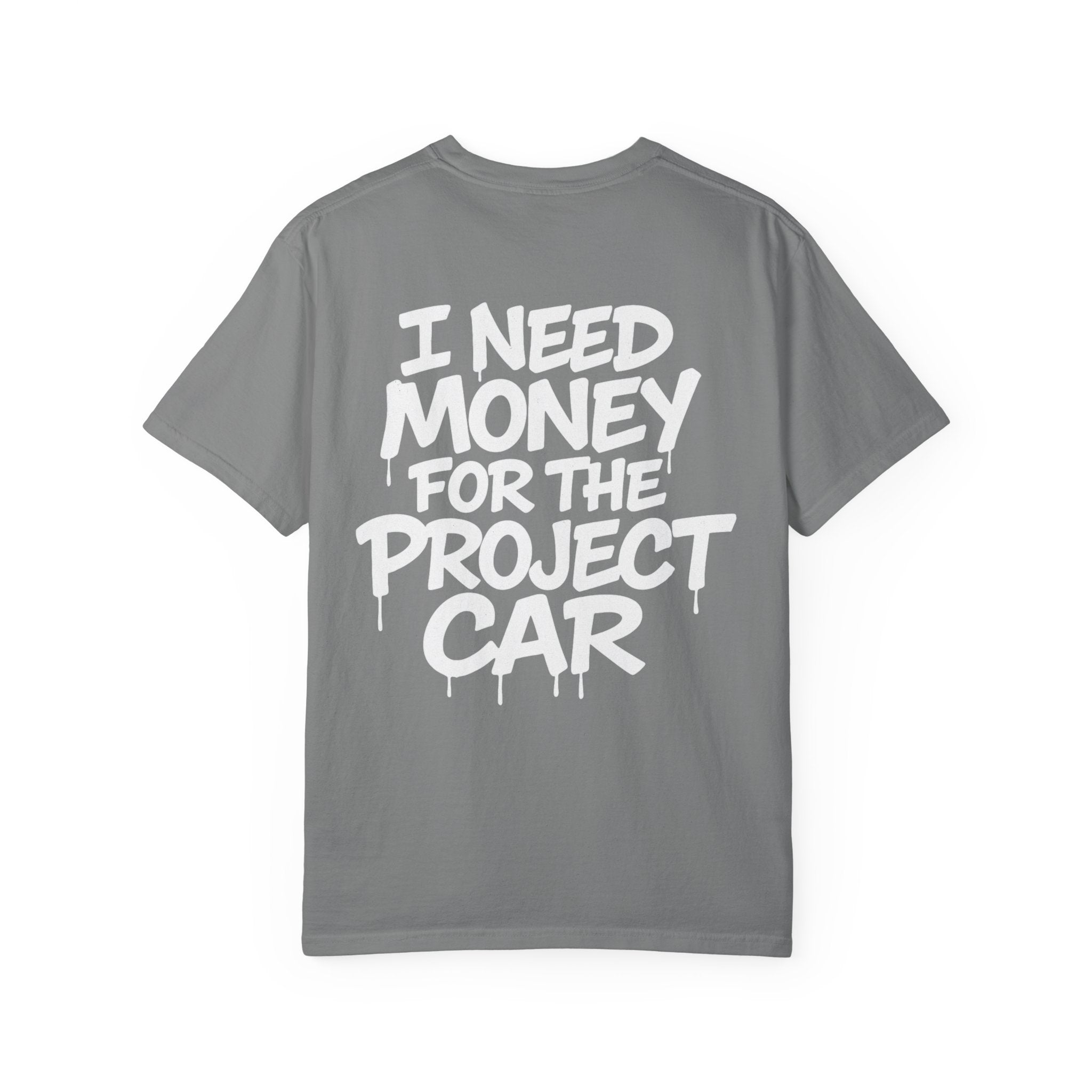 SetiZGang “I Need Money For Project Car” Tee – Premium Unisex Cotton Streetwear Graphic T-Shirt | Automotive Enthusiast Gift | Casual Everyday Fashion for Car Lovers
