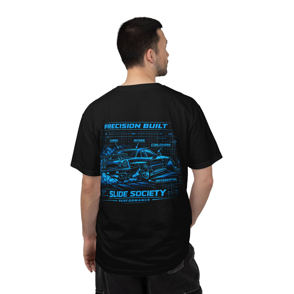 Drift Car T-Shirt – Slide Society Precision Built Racing Tee | JDM Streetwear Shirt