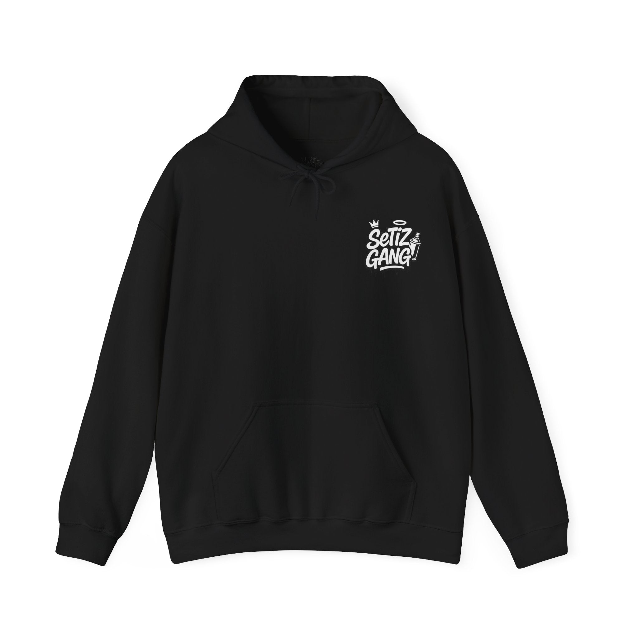 Street Style Unisex Hoodie - Setiz Gang & 7 Unleashed Graphic Design