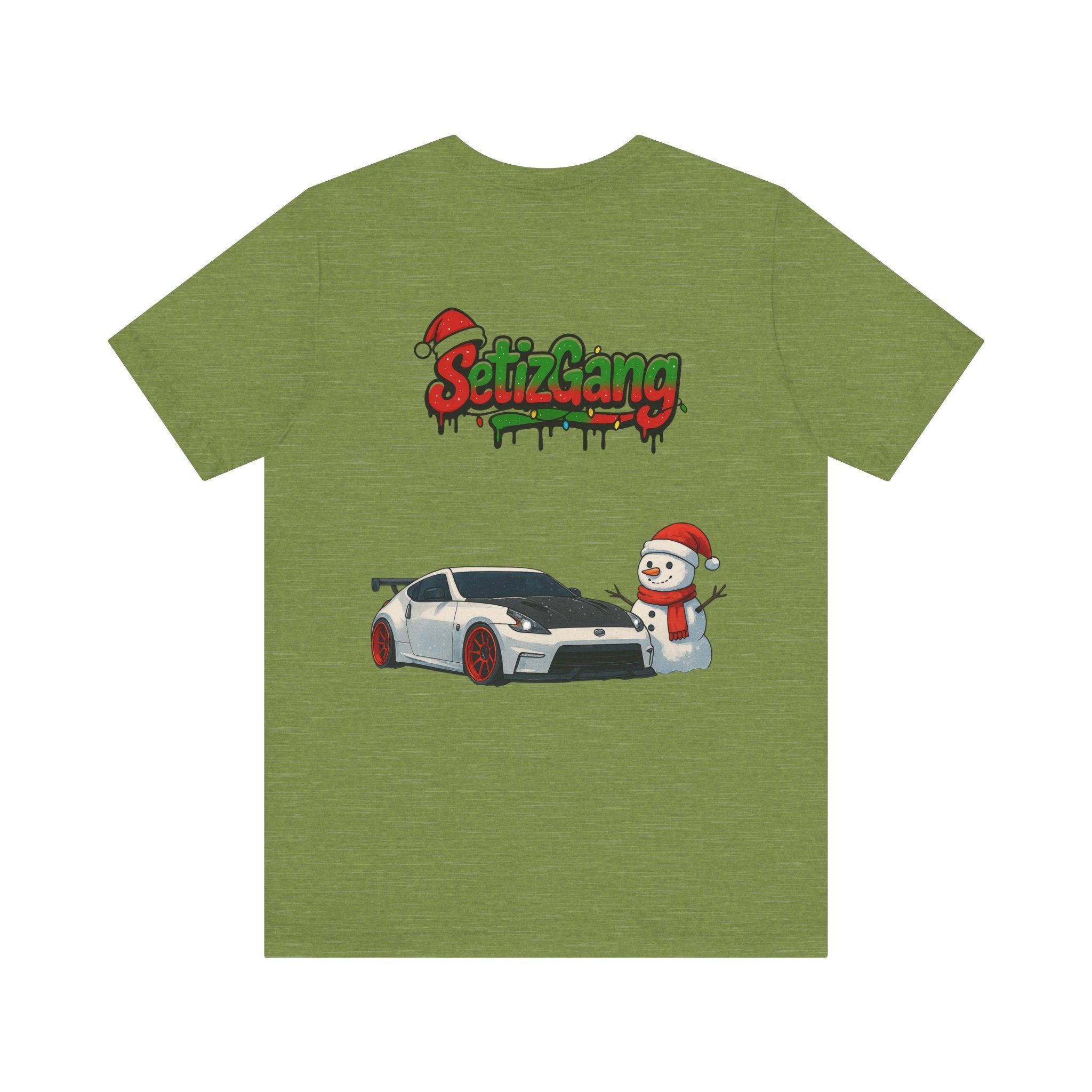 SetiZ Z Gang Christmas Tee – Limited Edition Streetwear Graphic T-Shirt | JDM Drift Vibes x Holiday Spirit | Premium Unisex Auto Culture Tee | Perfect Gift for Car Lovers, Him & Her