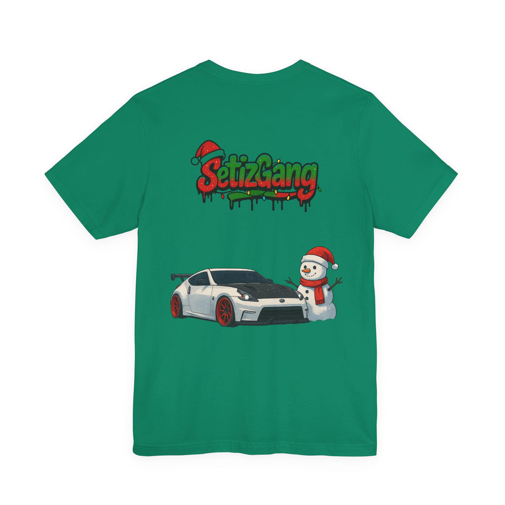 SetiZ Z Gang Christmas Tee – Limited Edition Streetwear Graphic T-Shirt | JDM Drift Vibes x Holiday Spirit | Premium Unisex Auto Culture Tee | Perfect Gift for Car Lovers, Him & Her