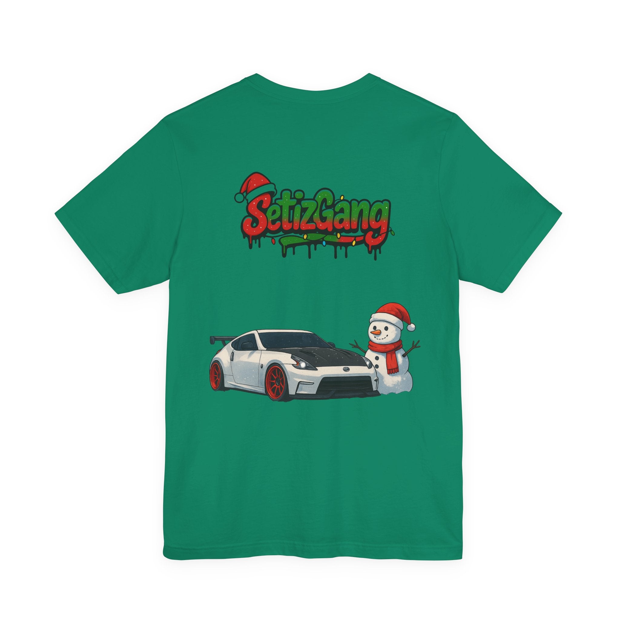 SetiZ Z Gang Christmas Tee – Limited Edition Streetwear Graphic T-Shirt | JDM Drift Vibes x Holiday Spirit | Premium Unisex Auto Culture Tee | Perfect Gift for Car Lovers, Him & Her