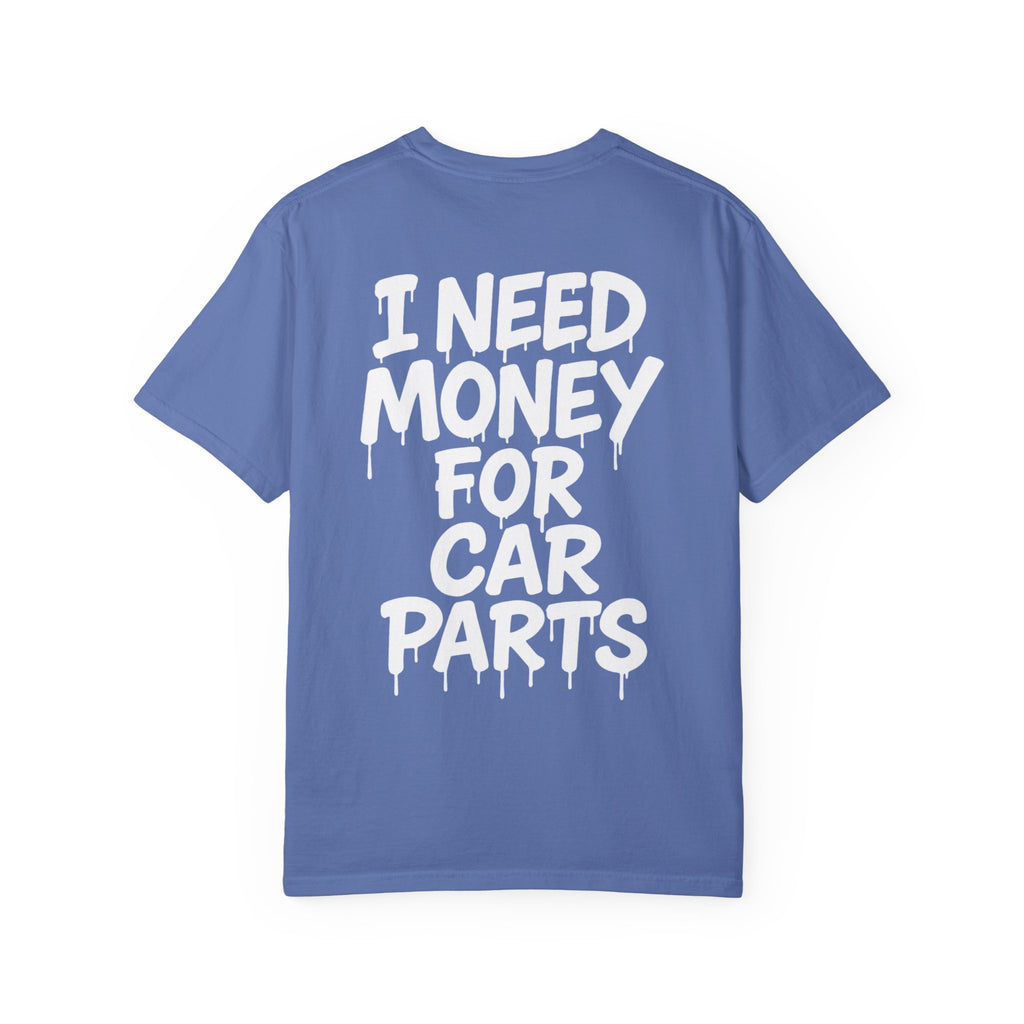 SetiZGang “I Need Money For Car Parts” Tee – Premium Unisex Cotton Streetwear Graphic T-Shirt | Automotive Enthusiast Gift | Casual Everyday Fashion for Car Lovers