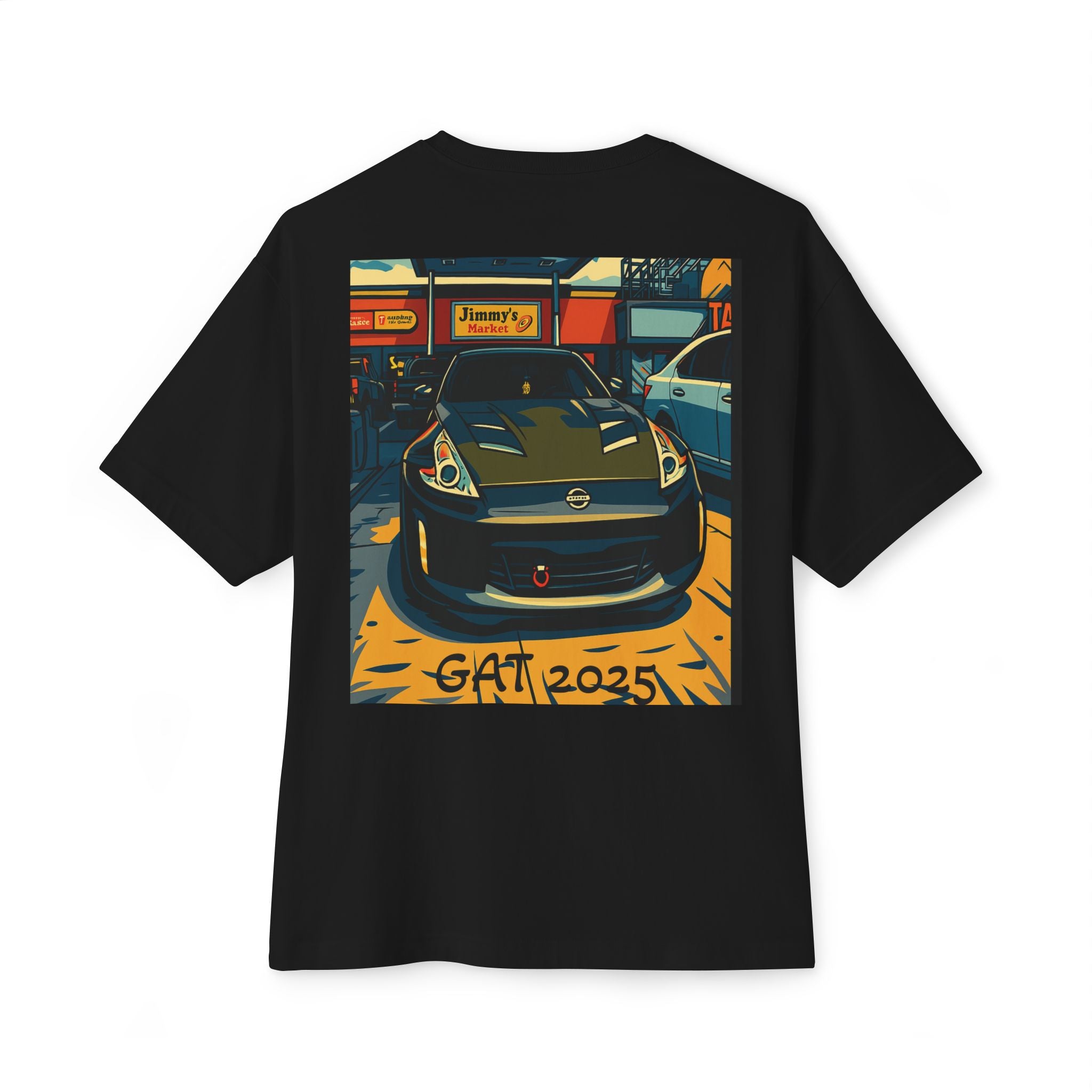 Setiz Z Gang Oversized Boxy Tee – Premium Unisex Streetwear Graphic T-Shirt for Car Enthusiasts & Drift Fans | Casual Summer Wear | Unique Gift for Him or Her | Auto Show Apparel