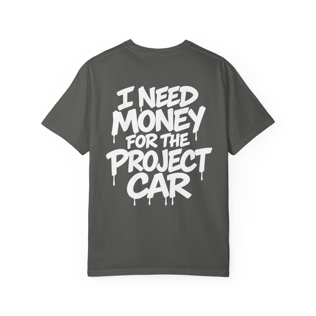 SetiZGang “I Need Money For Project Car” Tee – Premium Unisex Cotton Streetwear Graphic T-Shirt | Automotive Enthusiast Gift | Casual Everyday Fashion for Car Lovers