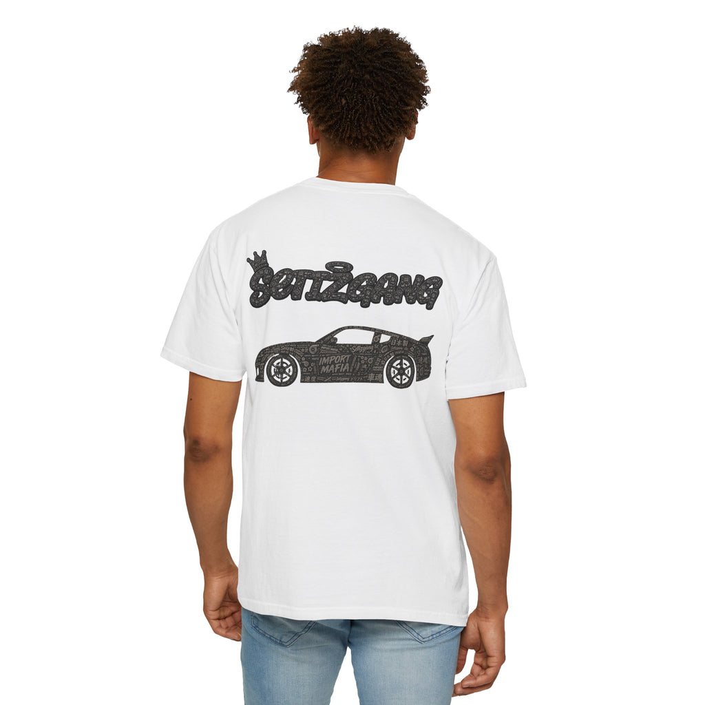 SetiZGang Racing Crest T-Shirt 🏁 | Sports Car Silhouette Streetwear Tee
