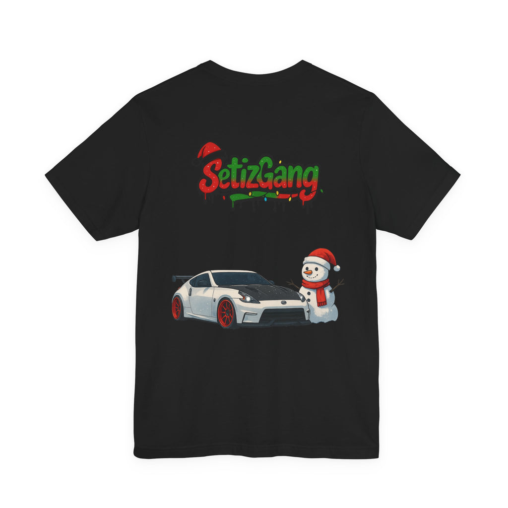 SetiZ Z Gang Christmas Tee – Limited Edition Streetwear Graphic T-Shirt | JDM Drift Vibes x Holiday Spirit | Premium Unisex Auto Culture Tee | Perfect Gift for Car Lovers, Him & Her