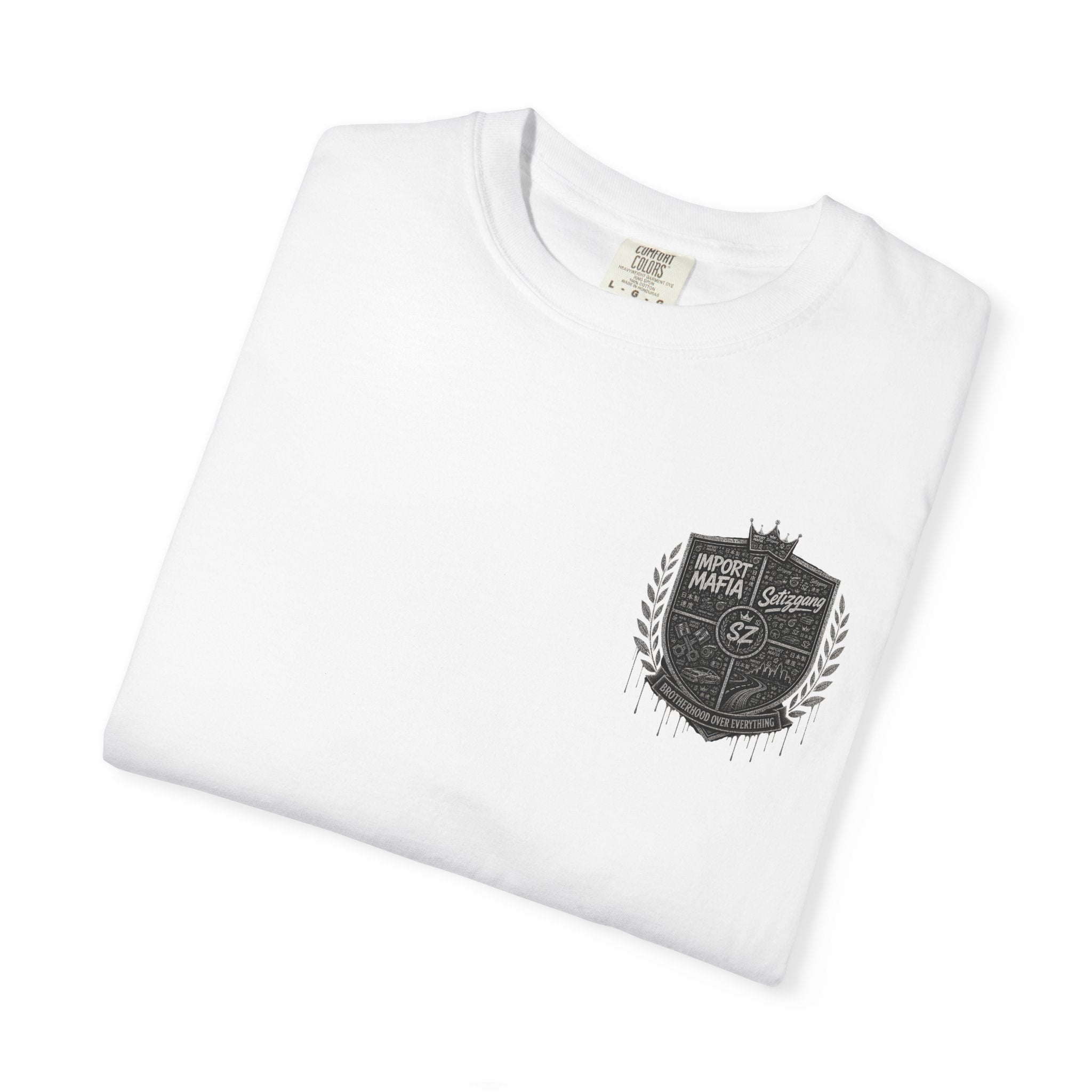 SetiZGang Racing Crest T-Shirt 🏁 | Sports Car Silhouette Streetwear Tee