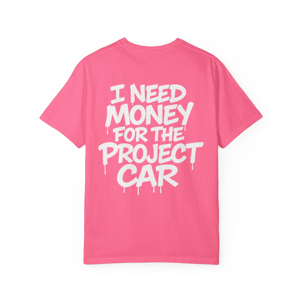 SetiZGang “I Need Money For Project Car” Tee – Premium Unisex Cotton Streetwear Graphic T-Shirt | Automotive Enthusiast Gift | Casual Everyday Fashion for Car Lovers
