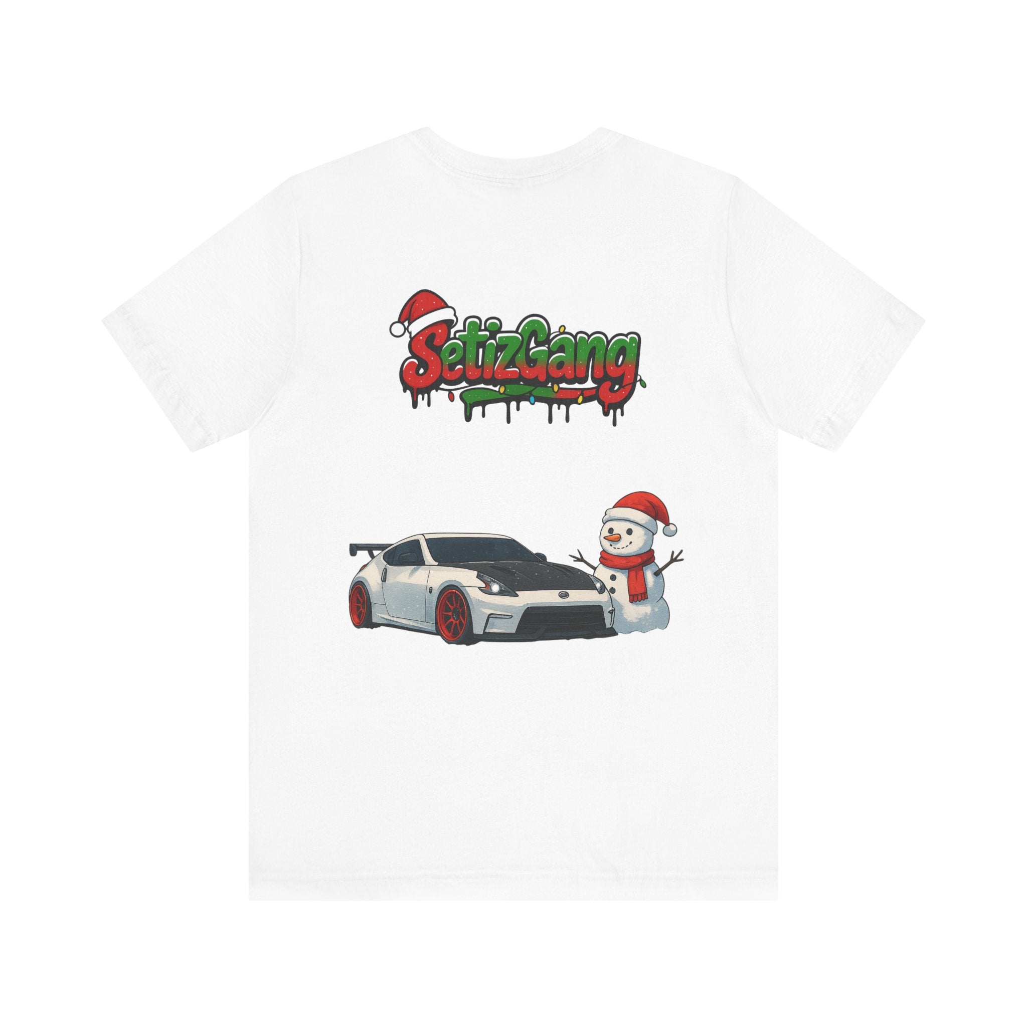 SetiZ Z Gang Christmas Tee – Limited Edition Streetwear Graphic T-Shirt | JDM Drift Vibes x Holiday Spirit | Premium Unisex Auto Culture Tee | Perfect Gift for Car Lovers, Him & Her