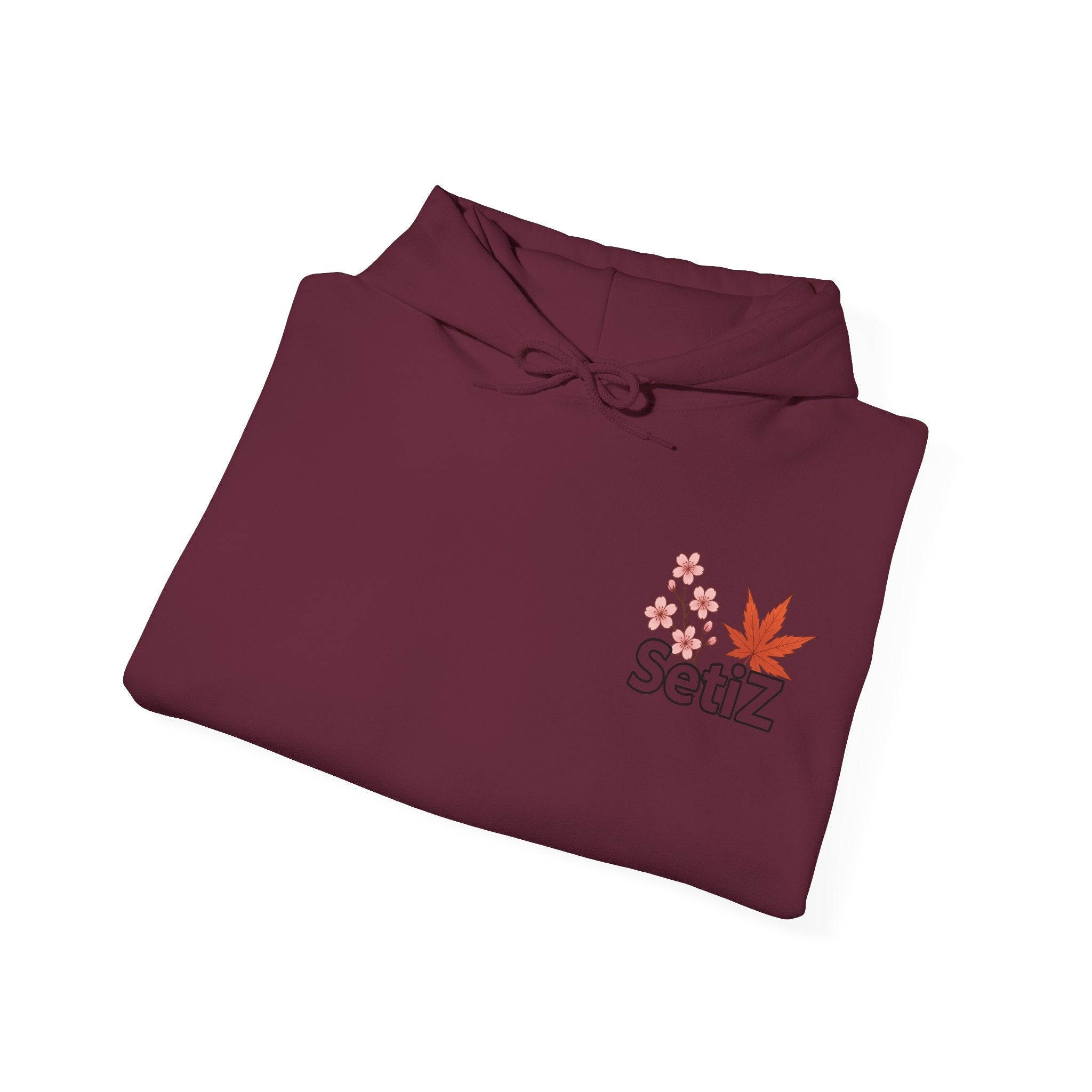 Japanese Cherry Blossom Hoodie with Car Design