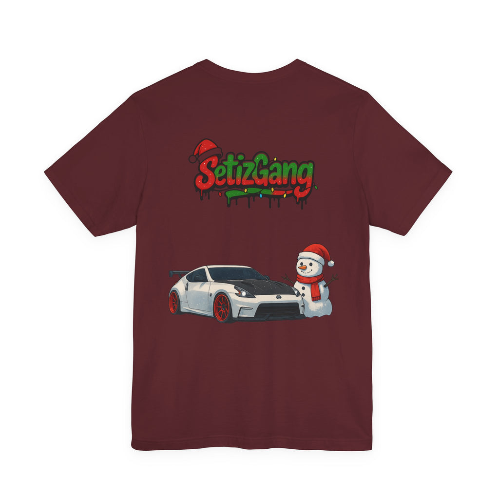 SetiZ Z Gang Christmas Tee – Limited Edition Streetwear Graphic T-Shirt | JDM Drift Vibes x Holiday Spirit | Premium Unisex Auto Culture Tee | Perfect Gift for Car Lovers, Him & Her