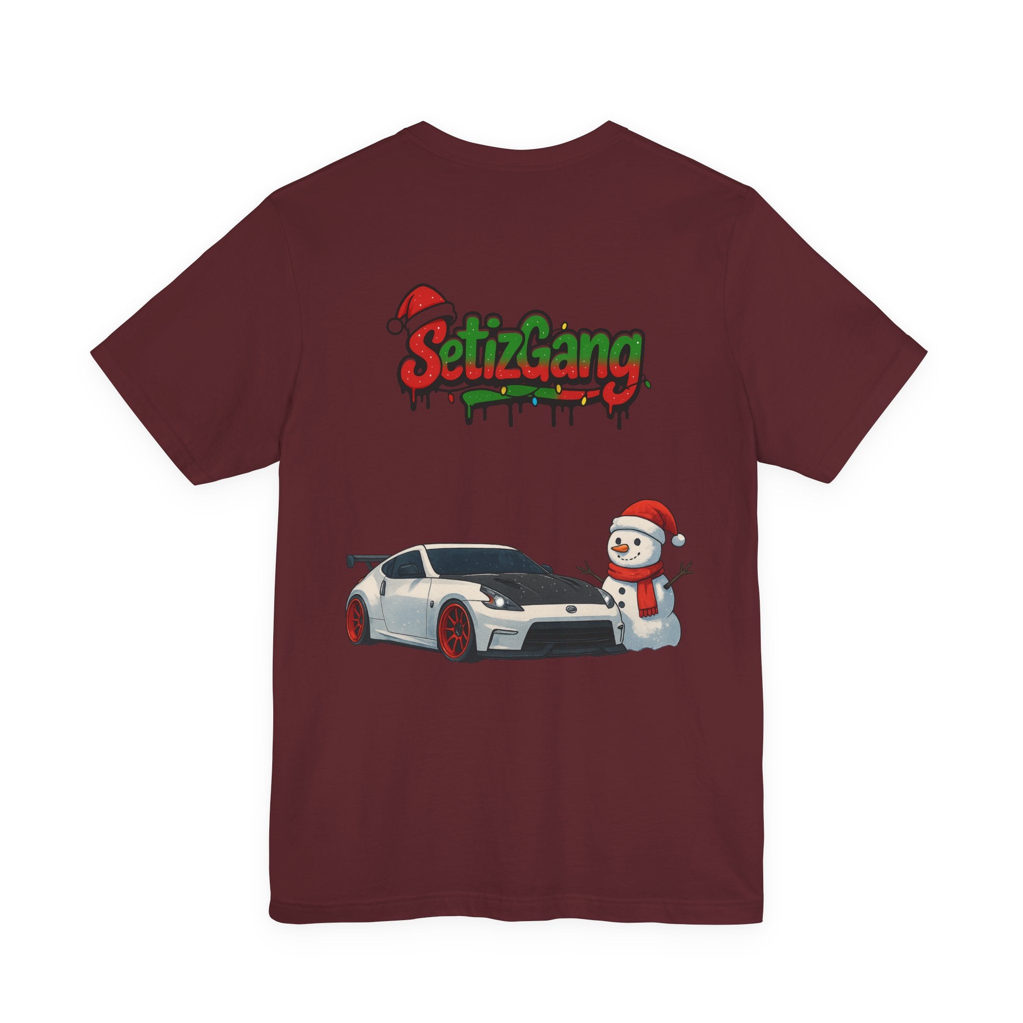 SetiZ Z Gang Christmas Tee – Limited Edition Streetwear Graphic T-Shirt | JDM Drift Vibes x Holiday Spirit | Premium Unisex Auto Culture Tee | Perfect Gift for Car Lovers, Him & Her