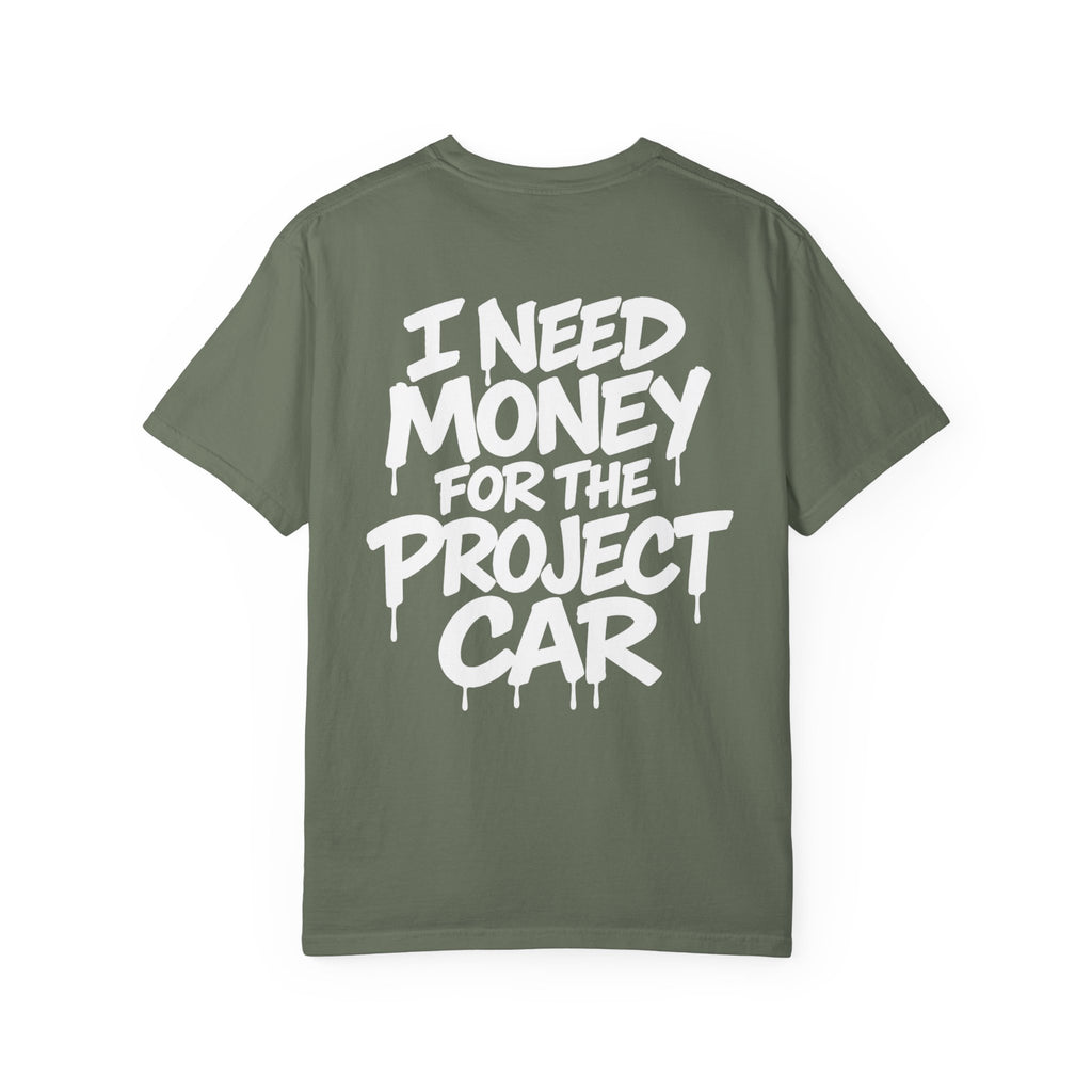 SetiZGang “I Need Money For Project Car” Tee – Premium Unisex Cotton Streetwear Graphic T-Shirt | Automotive Enthusiast Gift | Casual Everyday Fashion for Car Lovers