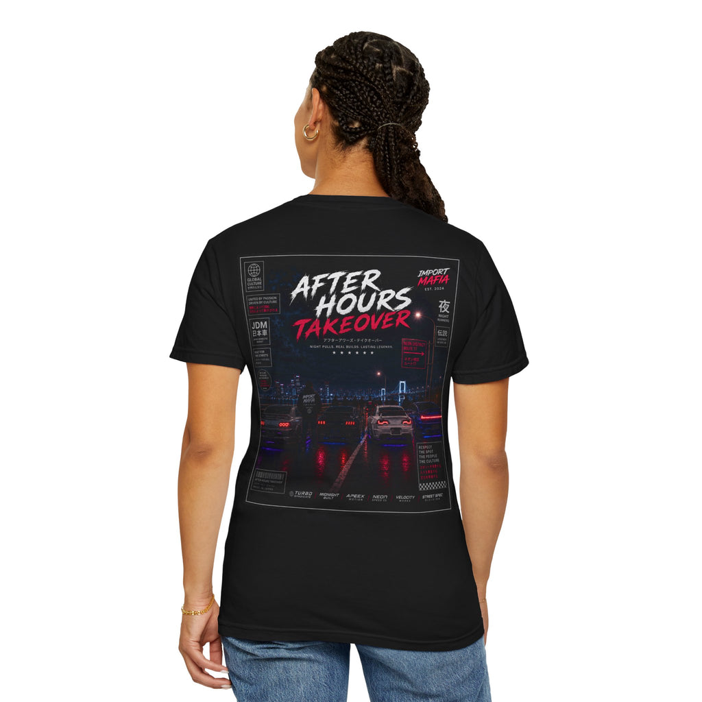 After Hours Takeover T-Shirt | Cyberpunk Night City Graphic Tee | SetiZGang