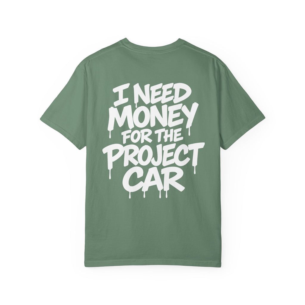 SetiZGang “I Need Money For Project Car” Tee – Premium Unisex Cotton Streetwear Graphic T-Shirt | Automotive Enthusiast Gift | Casual Everyday Fashion for Car Lovers