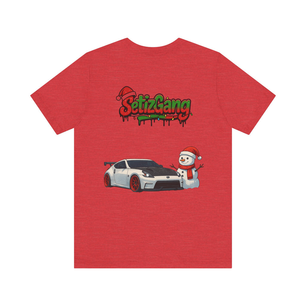 SetiZ Z Gang Christmas Tee – Limited Edition Streetwear Graphic T-Shirt | JDM Drift Vibes x Holiday Spirit | Premium Unisex Auto Culture Tee | Perfect Gift for Car Lovers, Him & Her