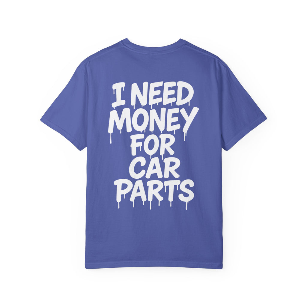 SetiZGang “I Need Money For Car Parts” Tee – Premium Unisex Cotton Streetwear Graphic T-Shirt | Automotive Enthusiast Gift | Casual Everyday Fashion for Car Lovers