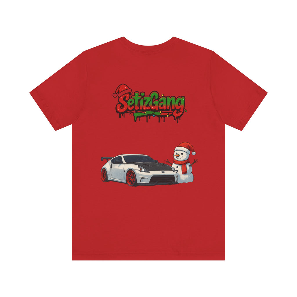 SetiZ Z Gang Christmas Tee – Limited Edition Streetwear Graphic T-Shirt | JDM Drift Vibes x Holiday Spirit | Premium Unisex Auto Culture Tee | Perfect Gift for Car Lovers, Him & Her