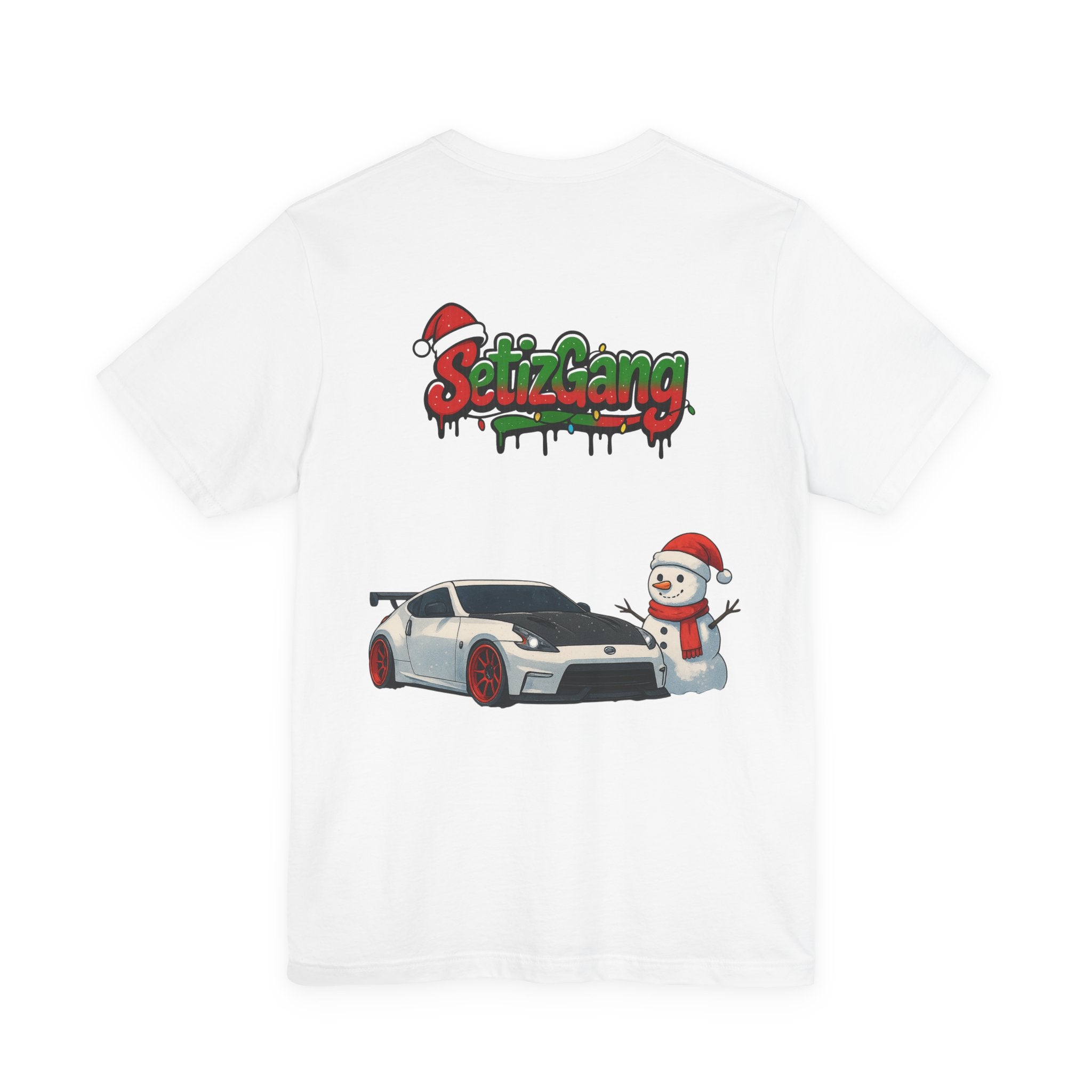 SetiZ Z Gang Christmas Tee – Limited Edition Streetwear Graphic T-Shirt | JDM Drift Vibes x Holiday Spirit | Premium Unisex Auto Culture Tee | Perfect Gift for Car Lovers, Him & Her