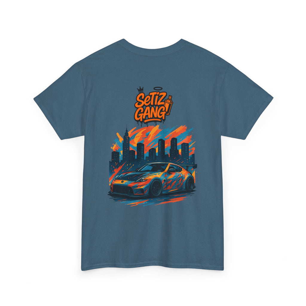 SetiZ Z Gang Late Night Vibes Tee / Car Culture Vibes – Limited Edition Streetwear Graphic T-Shirt | JDM Drift Vibes | Premium Unisex Auto Culture Tee | Perfect Gift for Car Lovers, Him & Her